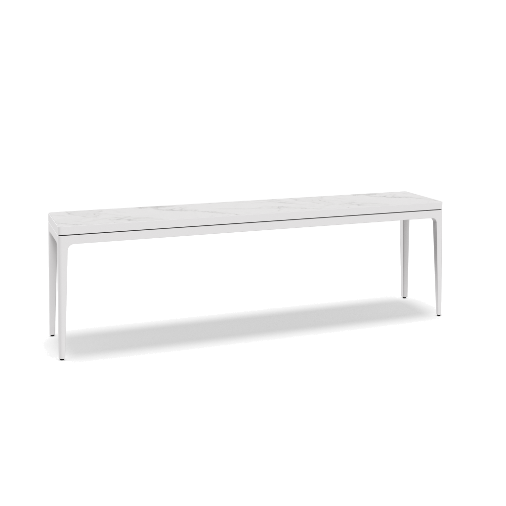 Grid grote consoletafel keramisch - White Bianco