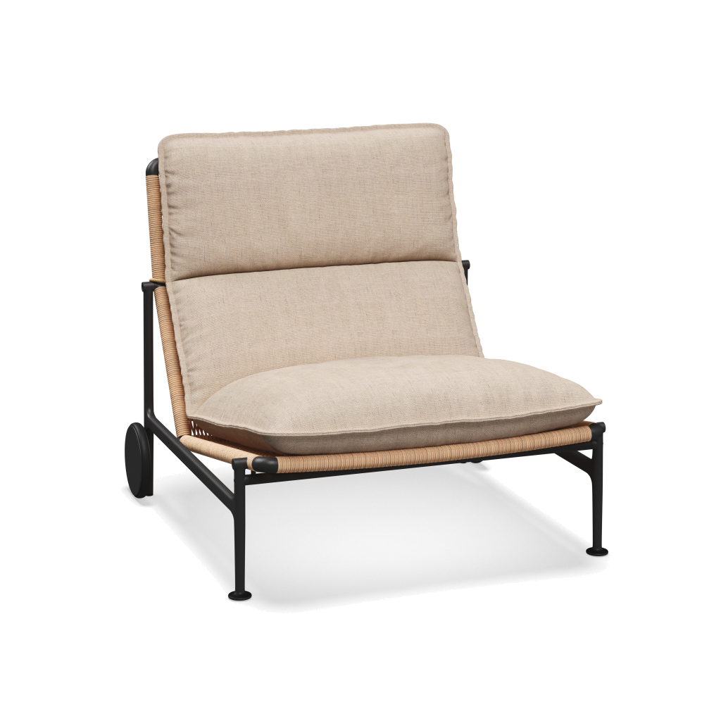 Zenith loungestoel — Meteor Wheat met Ground Sand