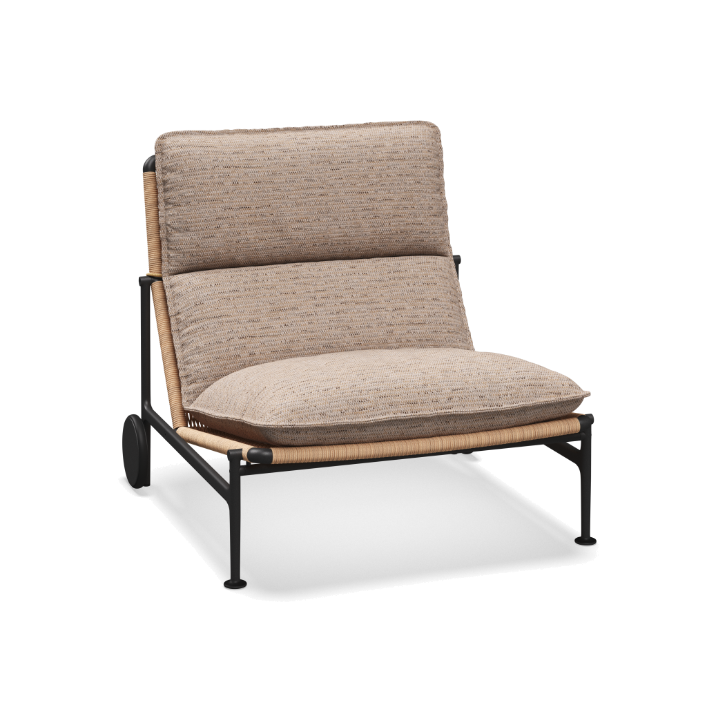 Zenith loungestoel — Meteor Wheat met Zenith Wren