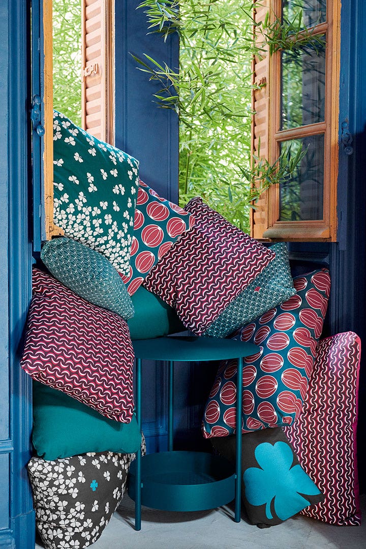 Trèfle outdoor cushion