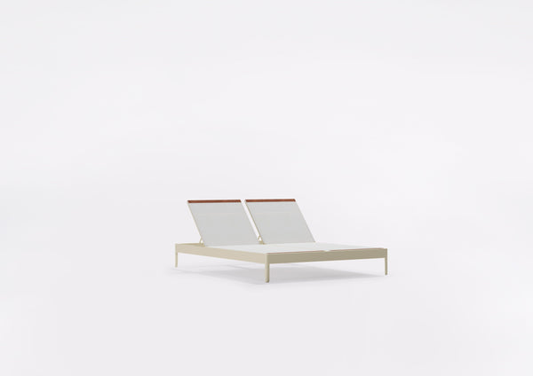 Double sunlounger