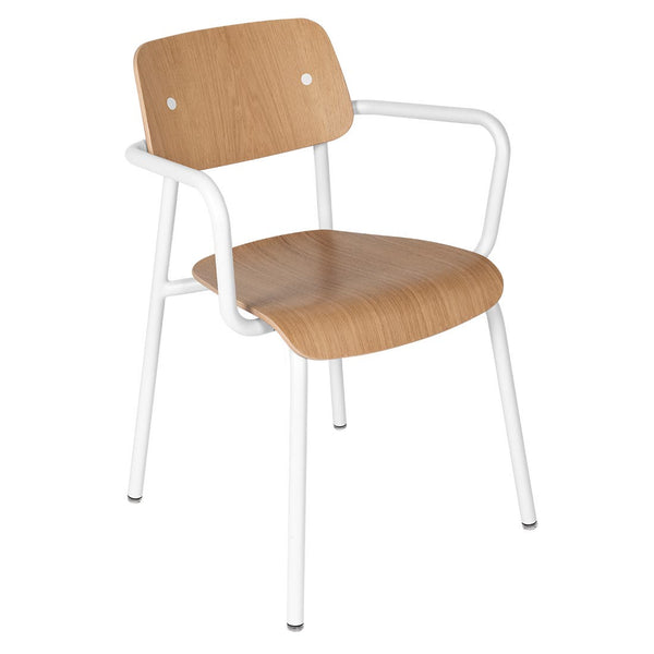 Fauteuil d'étude en chêne