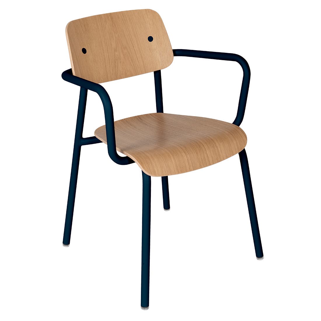 Study oak armchair
