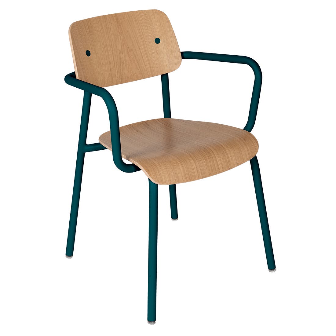 Study oak armchair