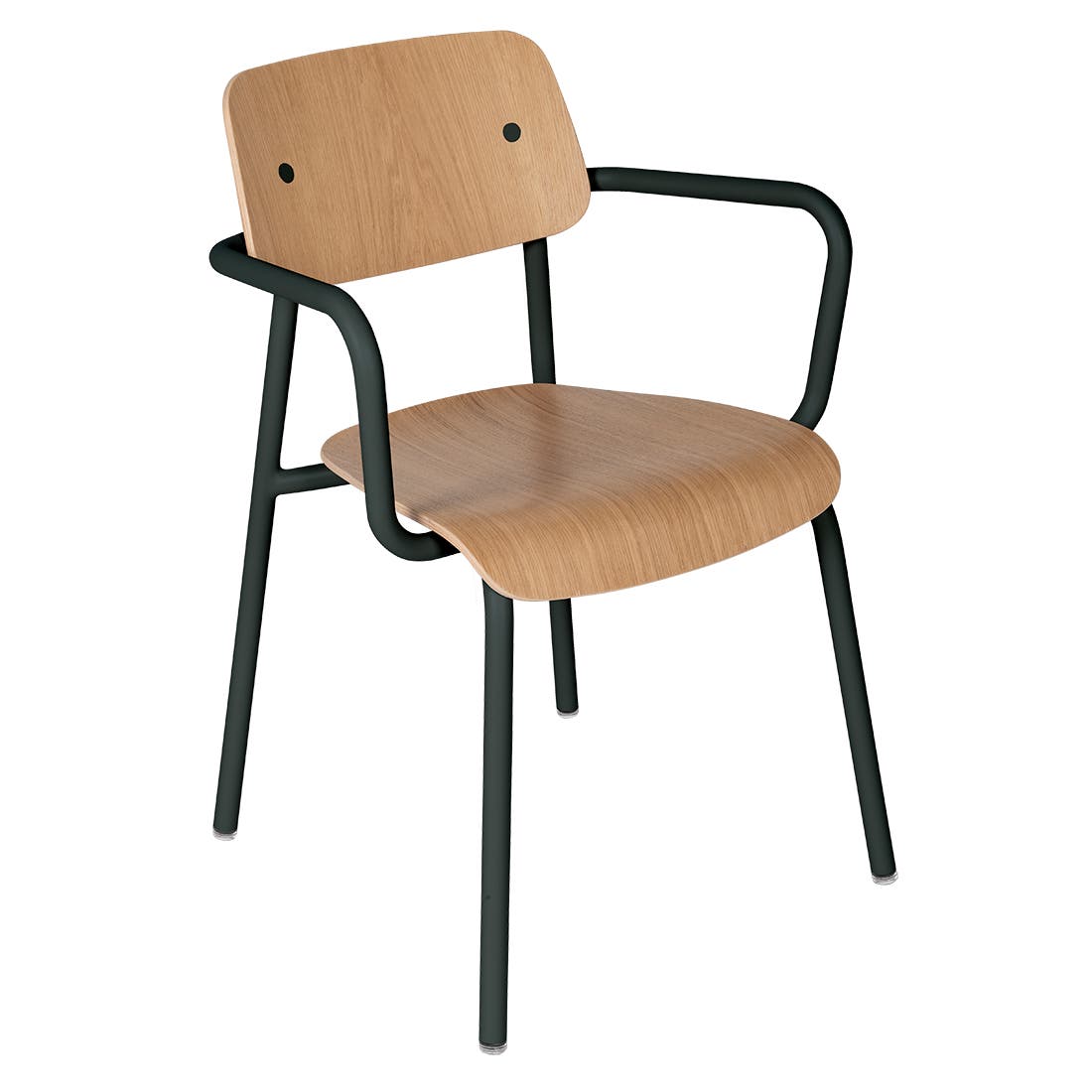 Study oak armchair