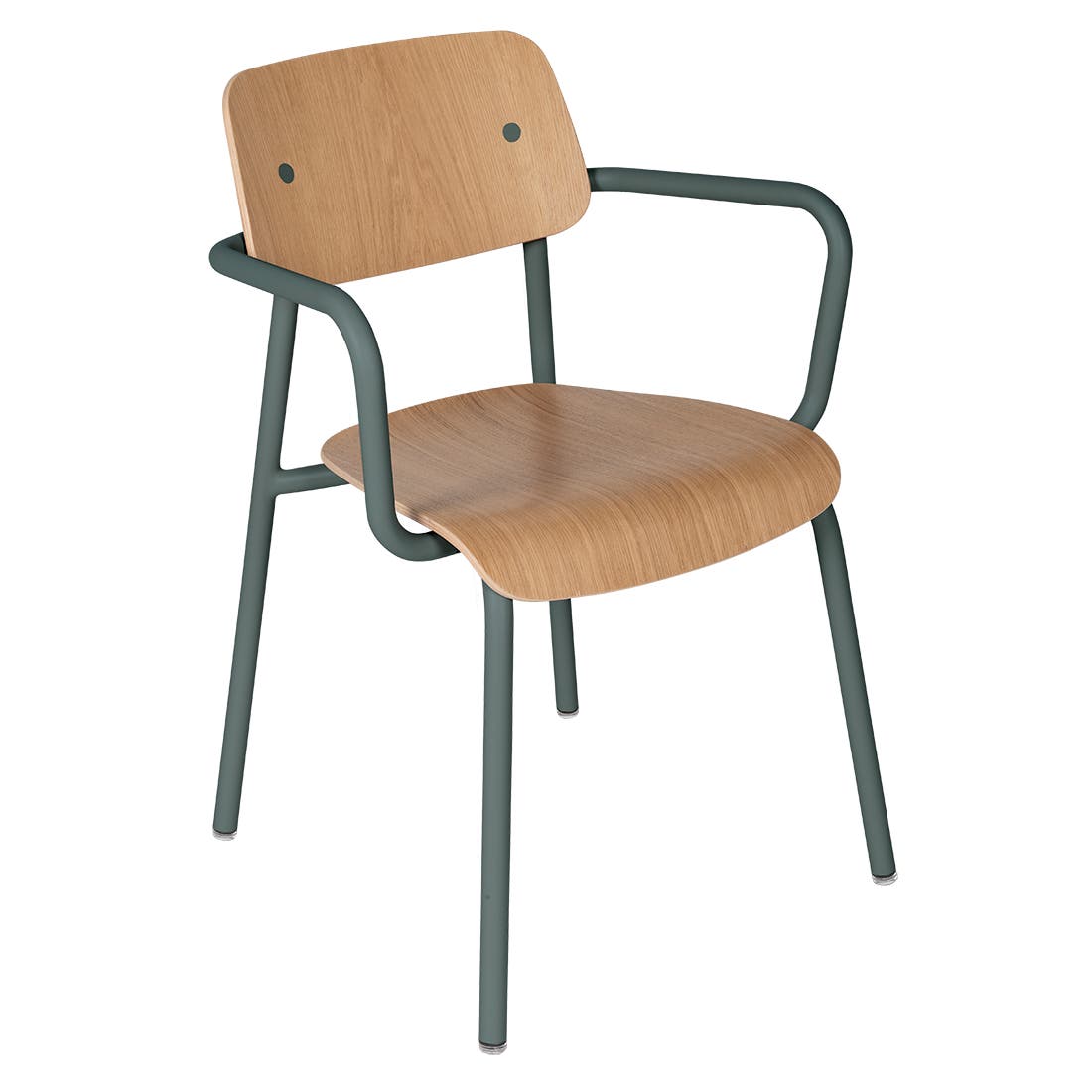 Study oak armchair