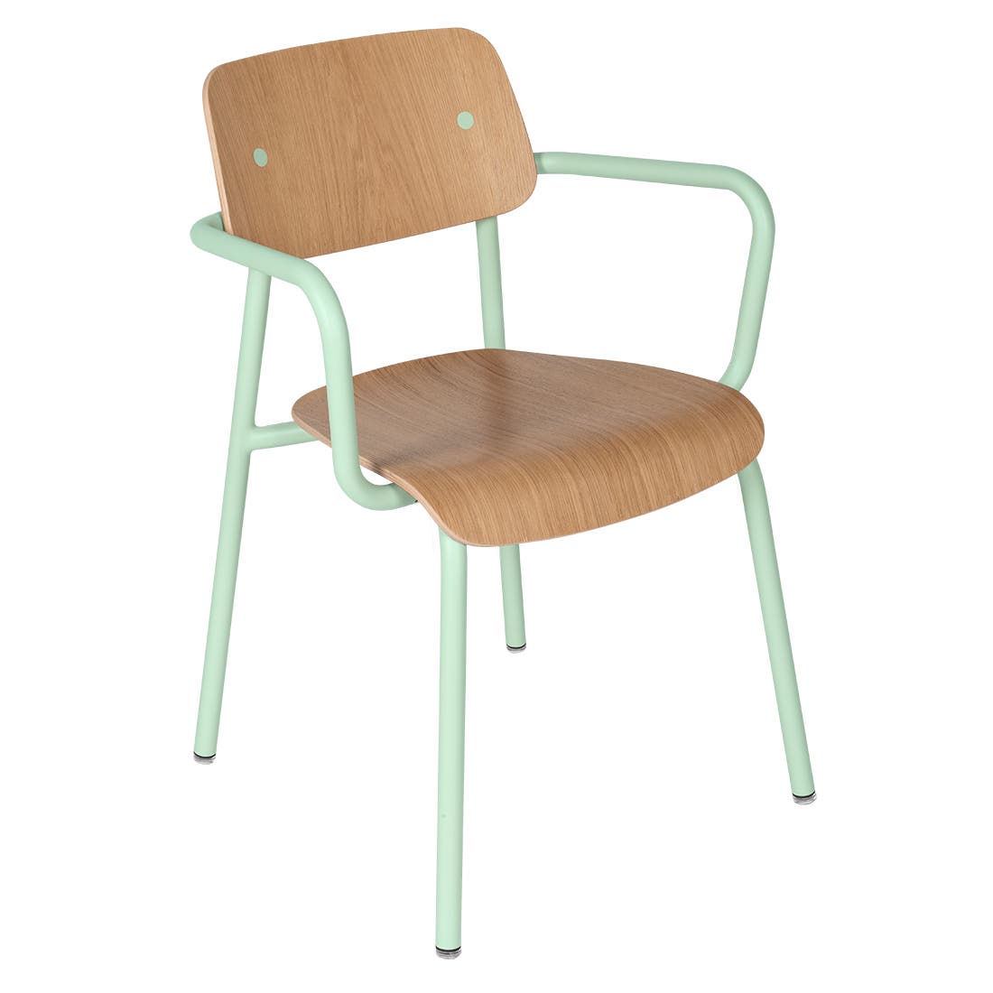Study oak armchair