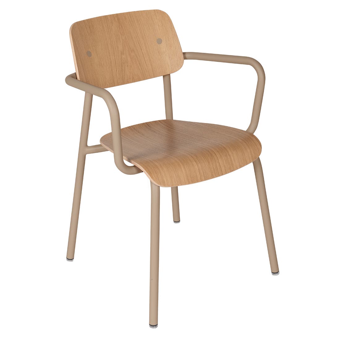Study oak armchair