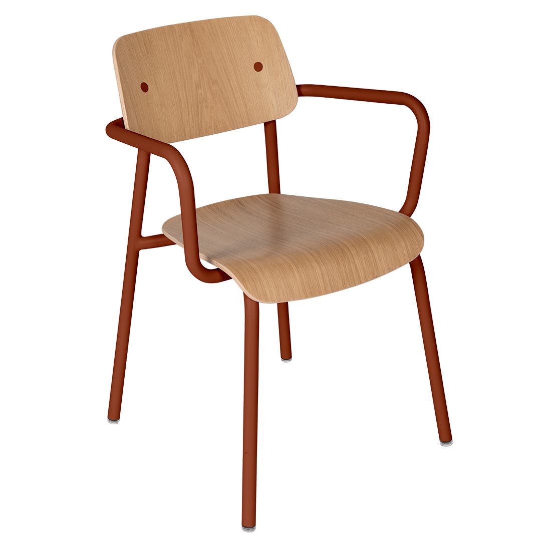 Study oak armchair