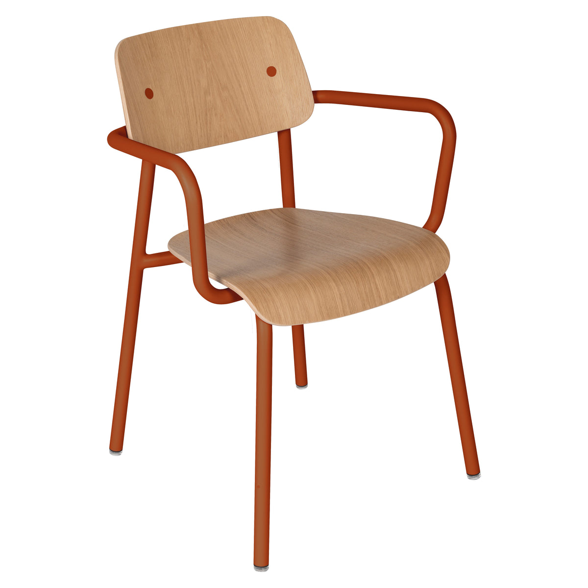 Study oak armchair