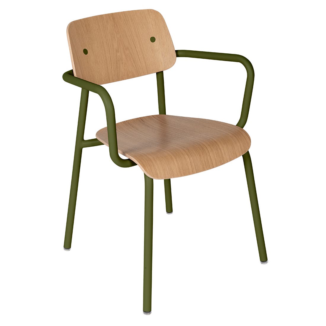 Study oak armchair