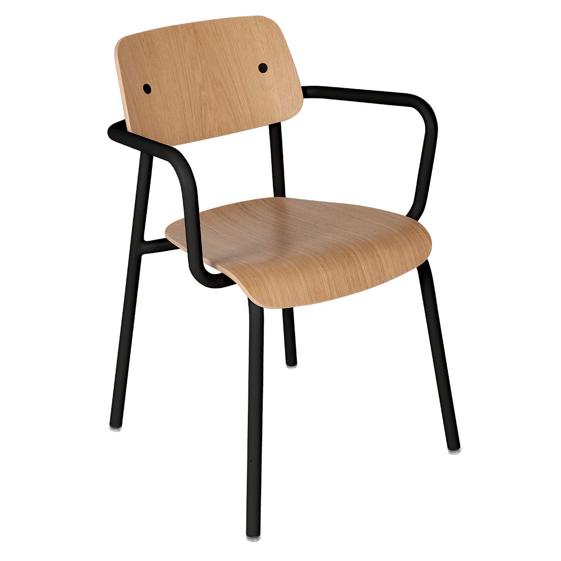 Study oak armchair