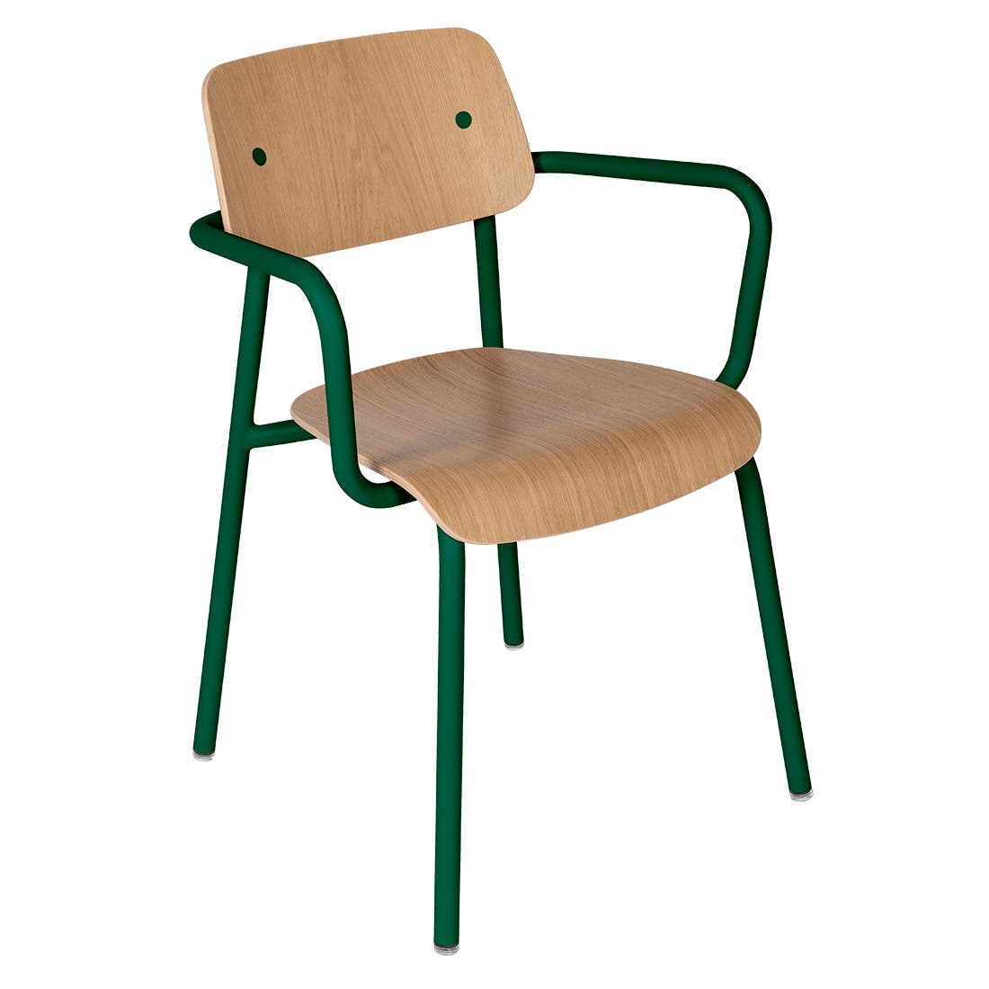 Study oak armchair
