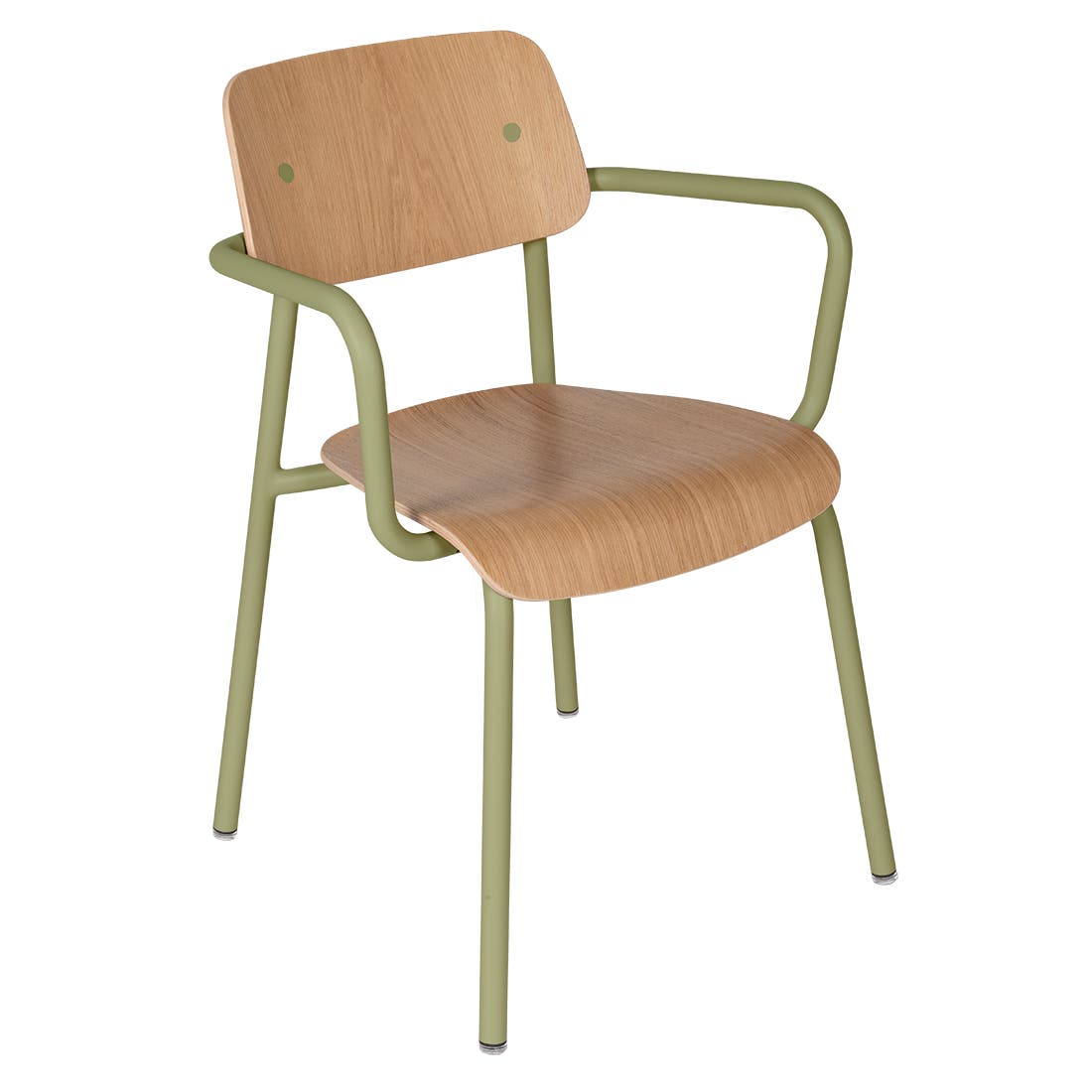 Study oak armchair