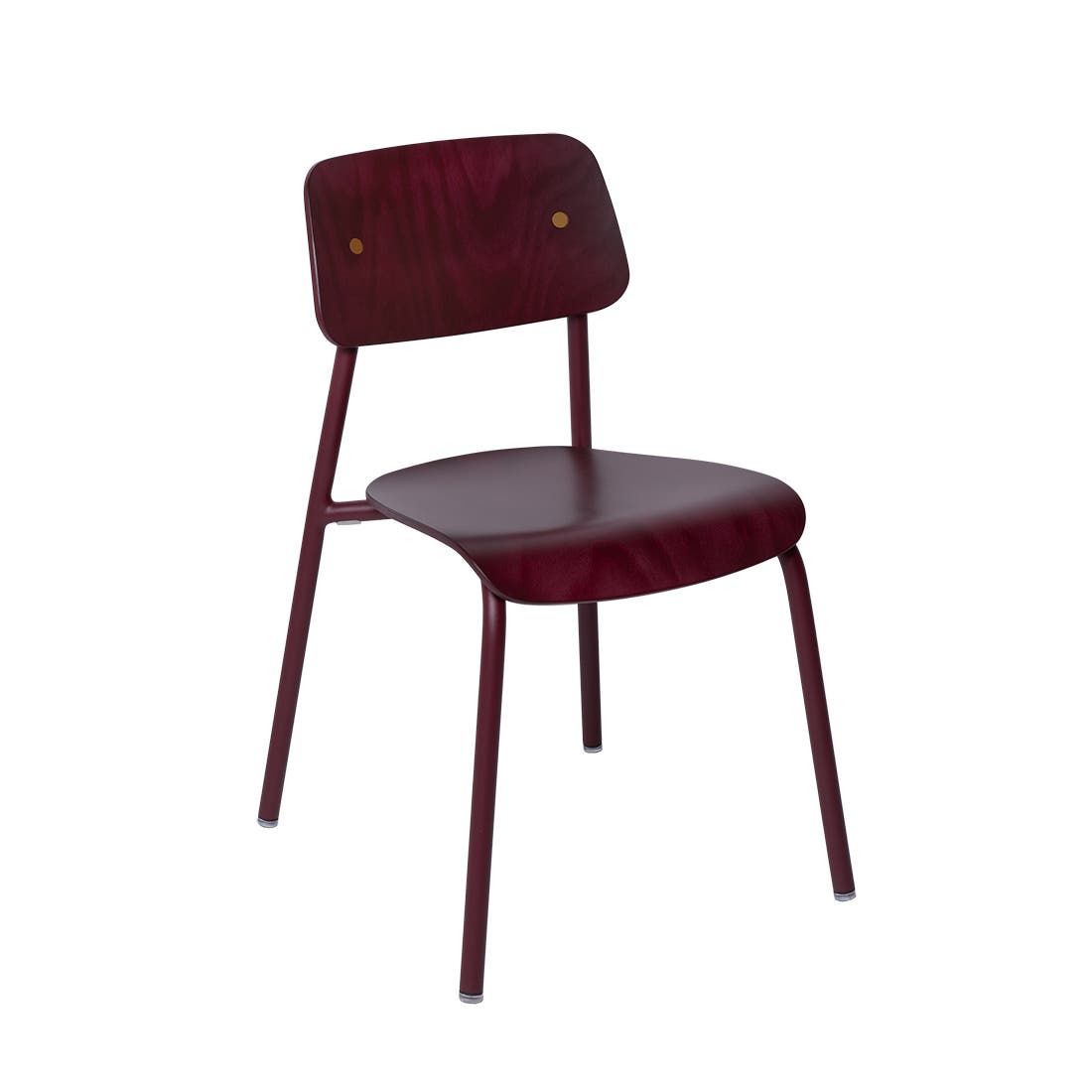 Study of a stained wooden chair