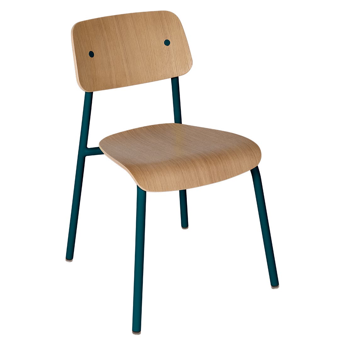 Studie eiken stoel