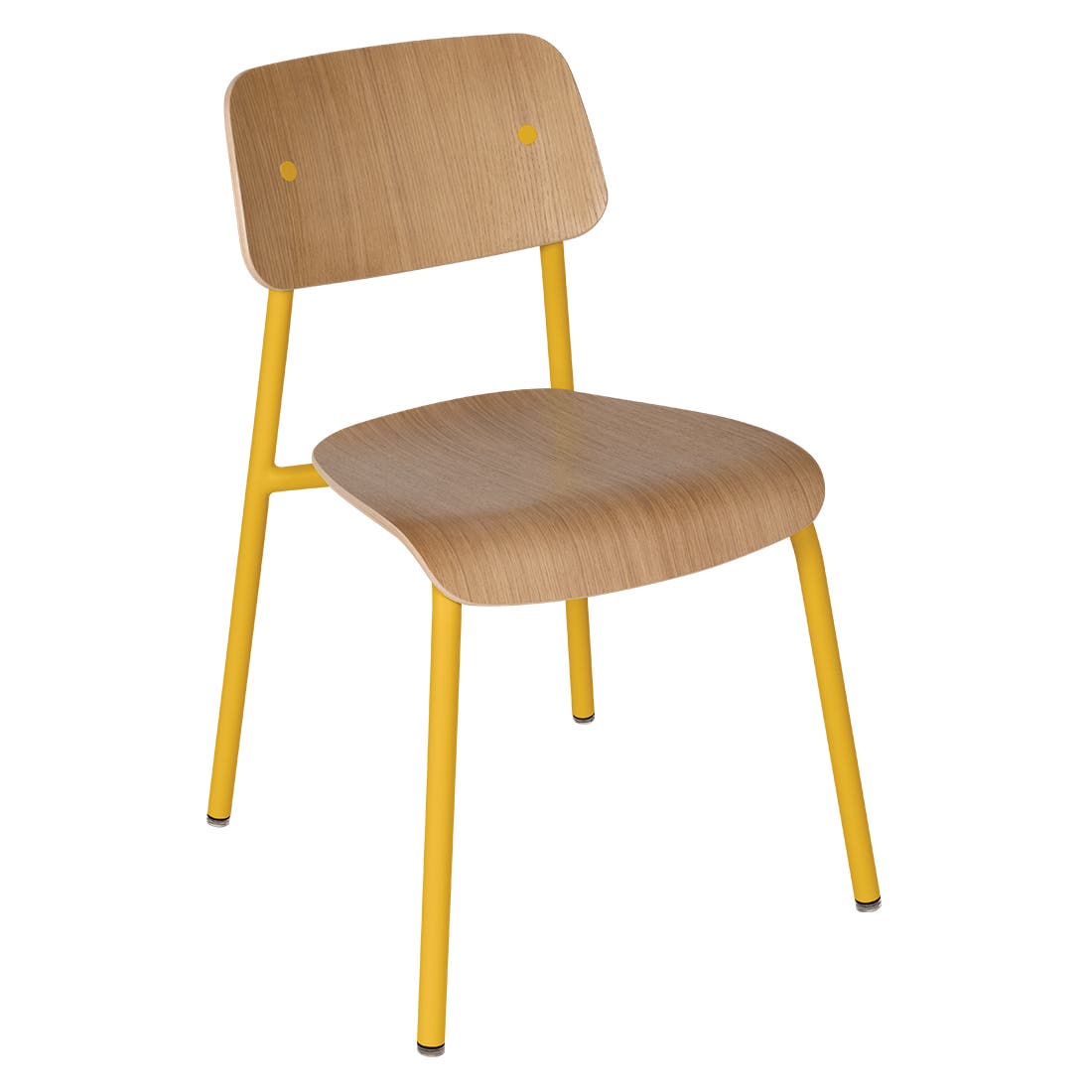 Studie eiken stoel