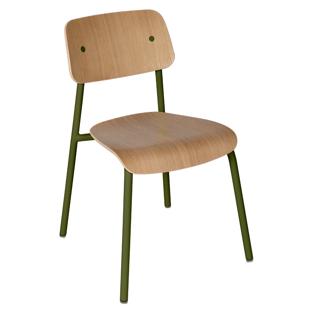 Studie eiken stoel