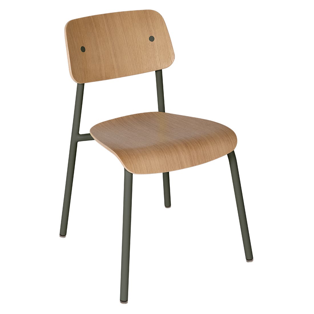 Studie eiken stoel