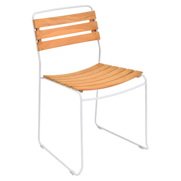 Striking teak chair