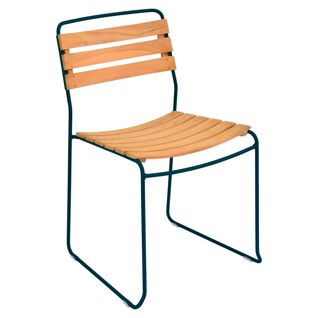 Striking teak chair