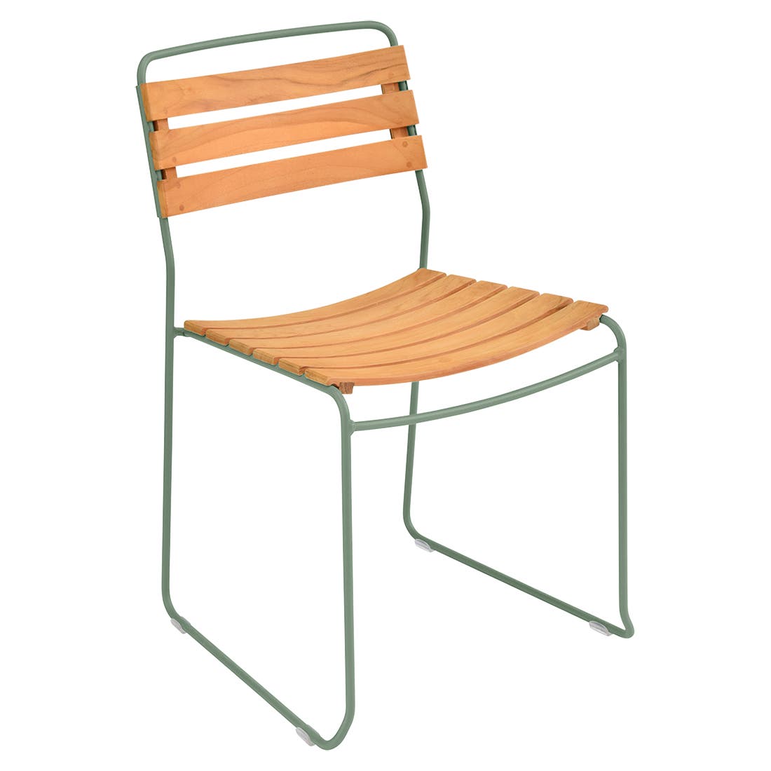 Striking teak chair