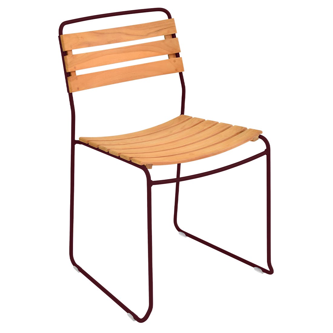 Striking teak chair