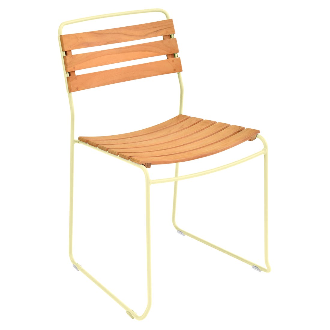 Striking teak chair