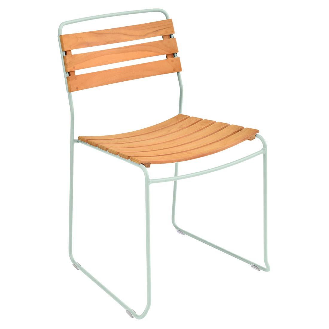 Striking teak chair