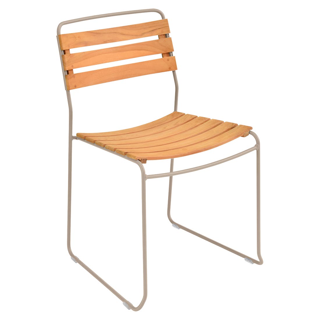 Striking teak chair