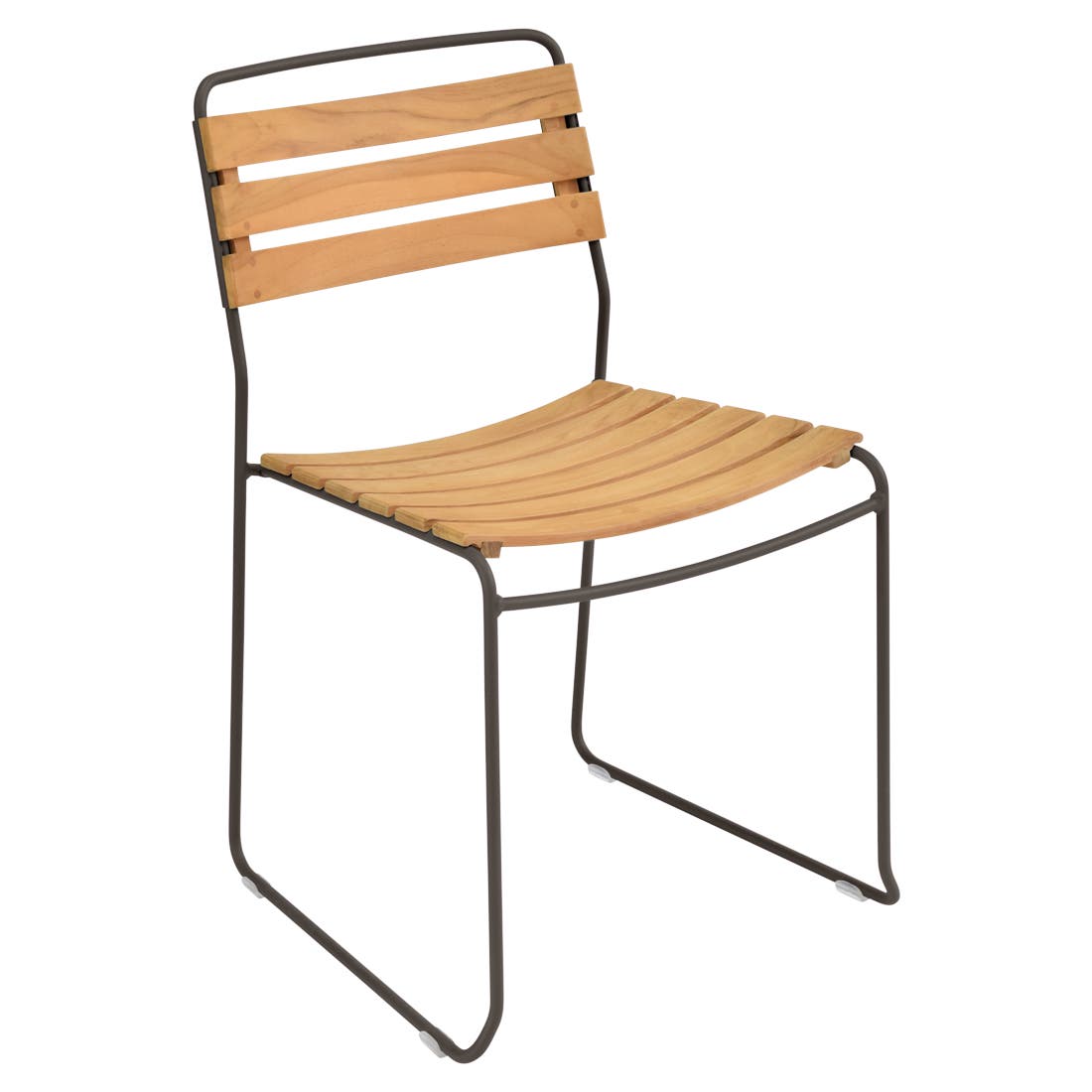 Striking teak chair