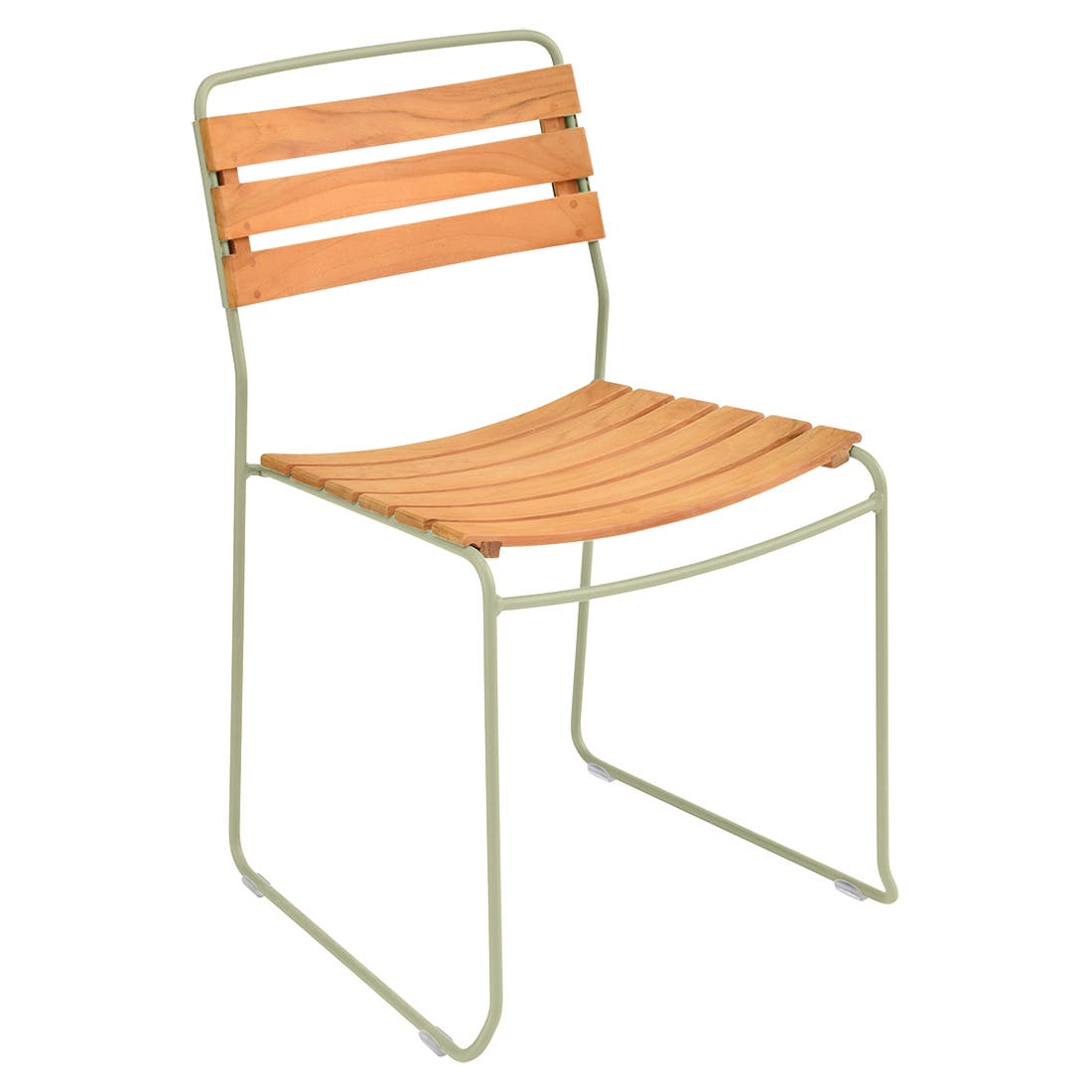 Striking teak chair
