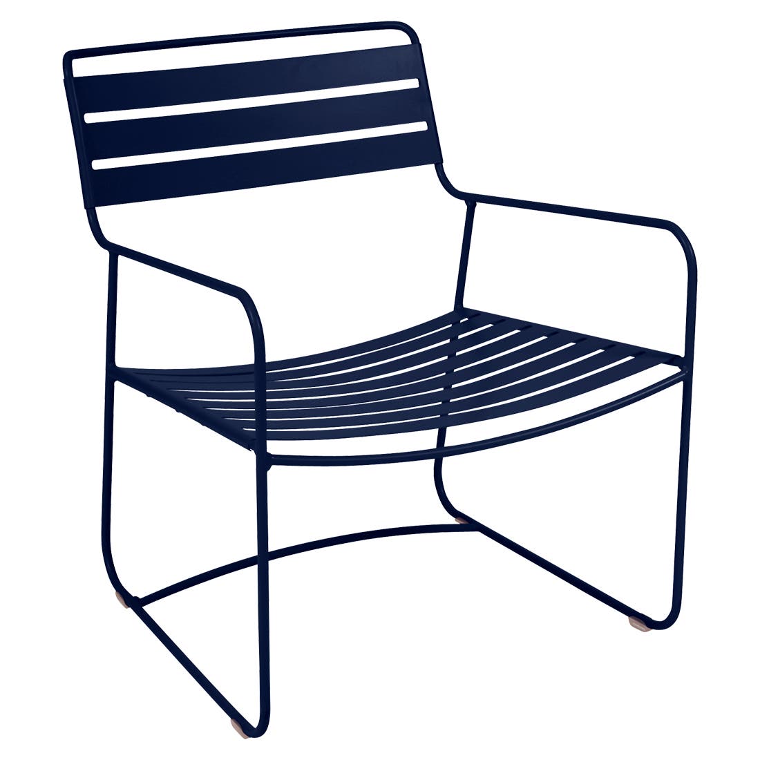 Striking low armchair