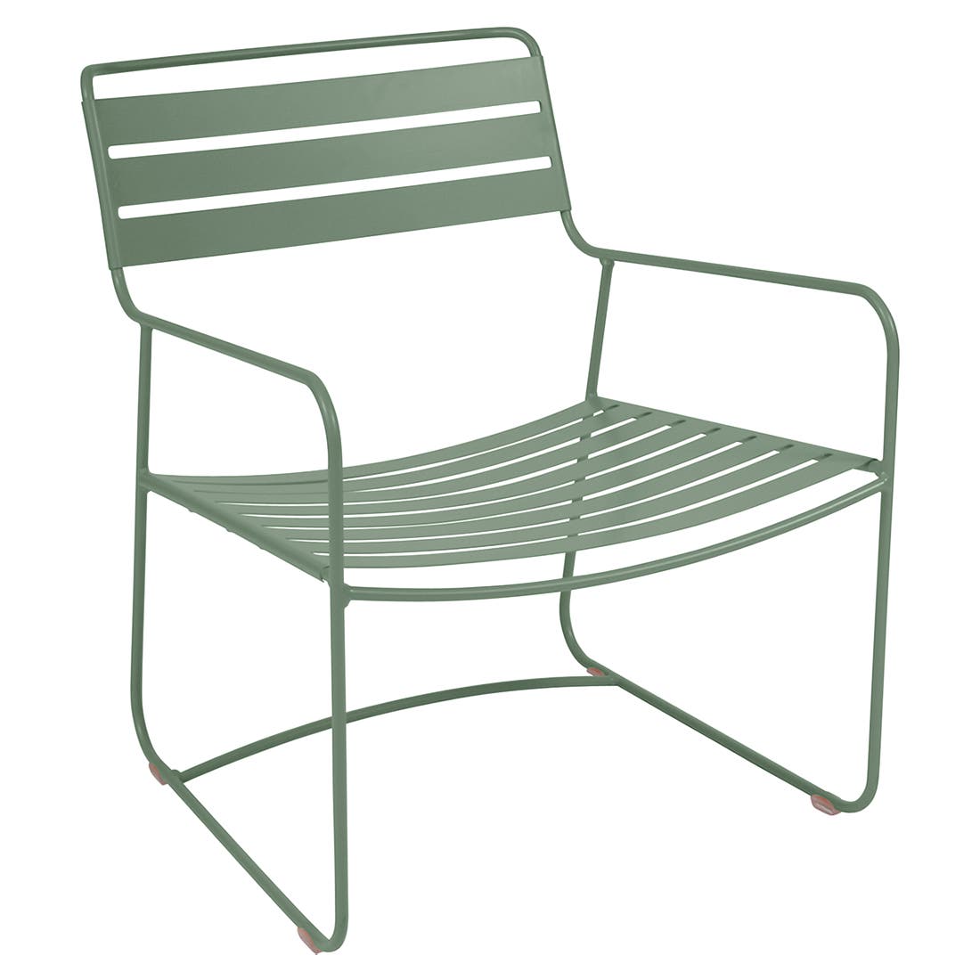 Striking low armchair
