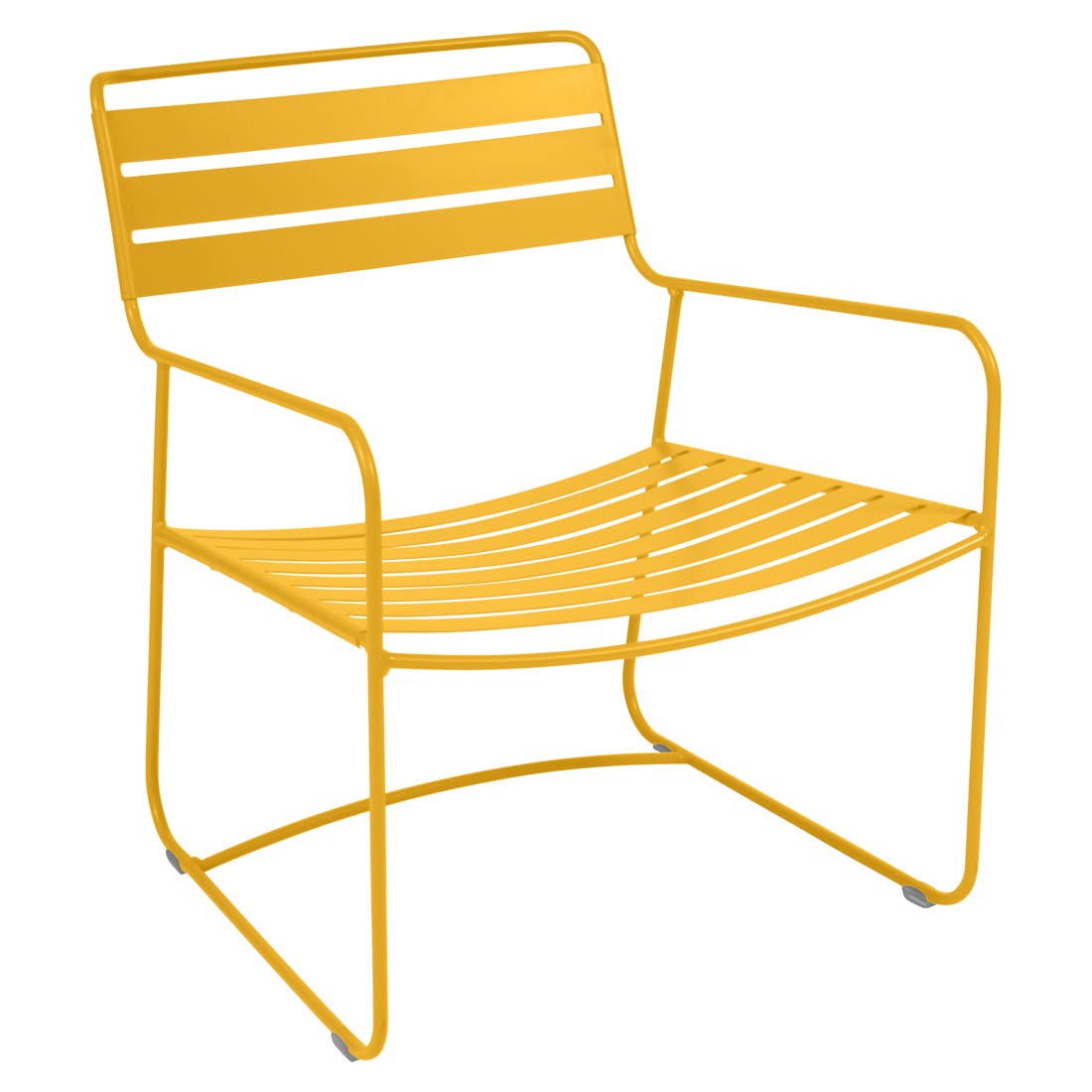 Striking low armchair