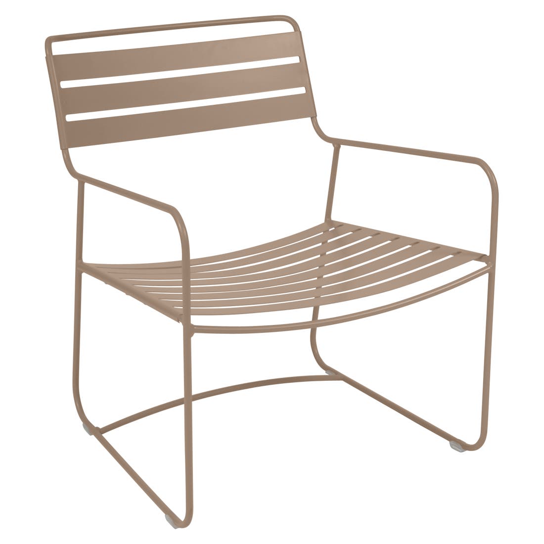 Striking low armchair