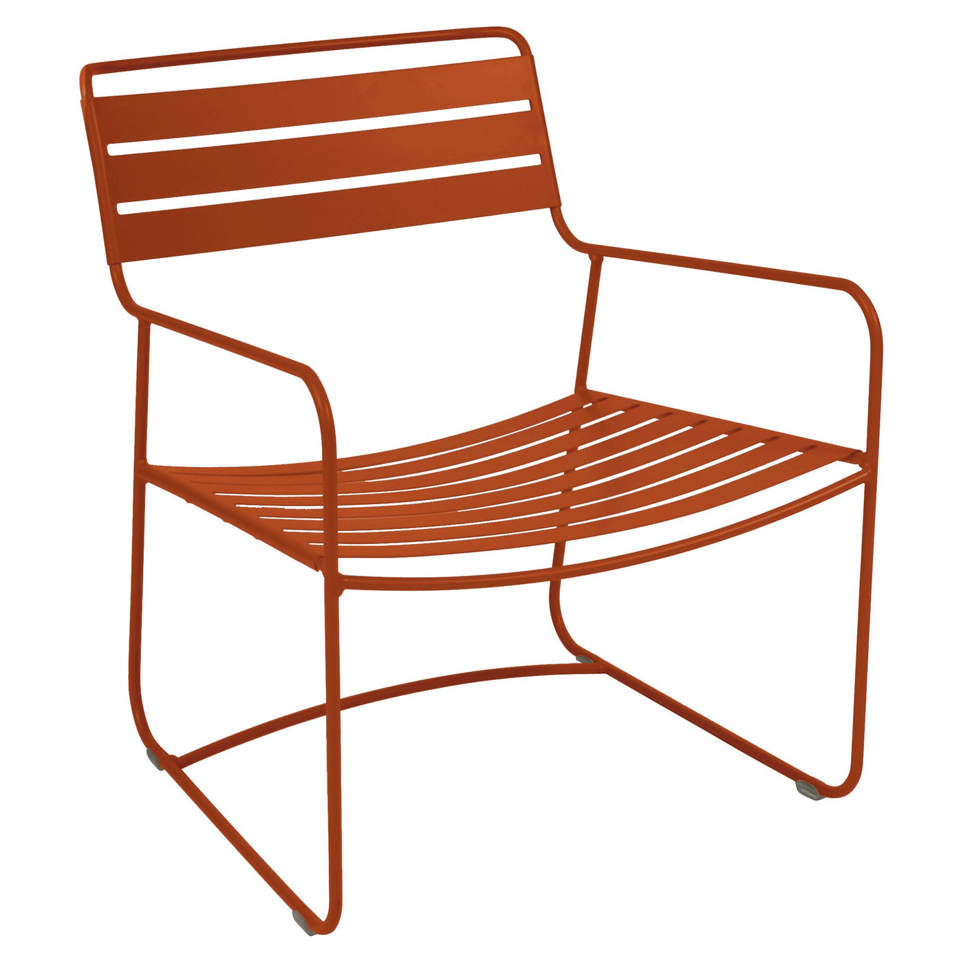 Striking low armchair
