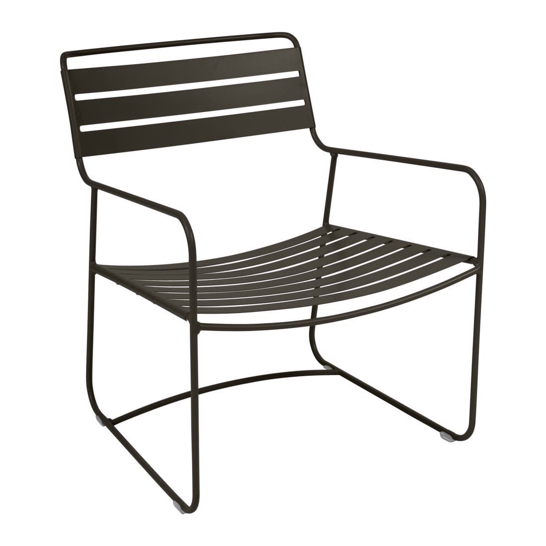 Striking low armchair