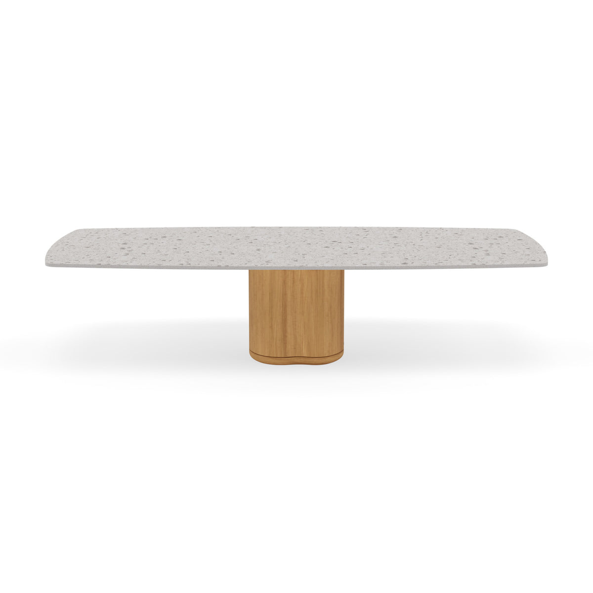 Ogado Low dining table rectangular rounded edge
