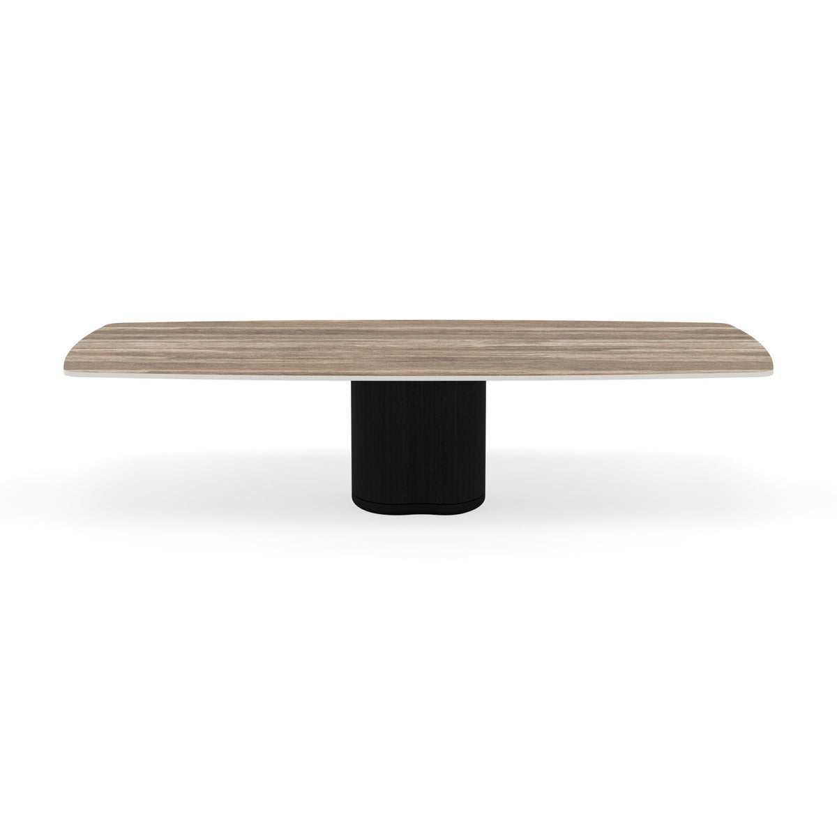 Ogado Low dining table rectangular rounded edge