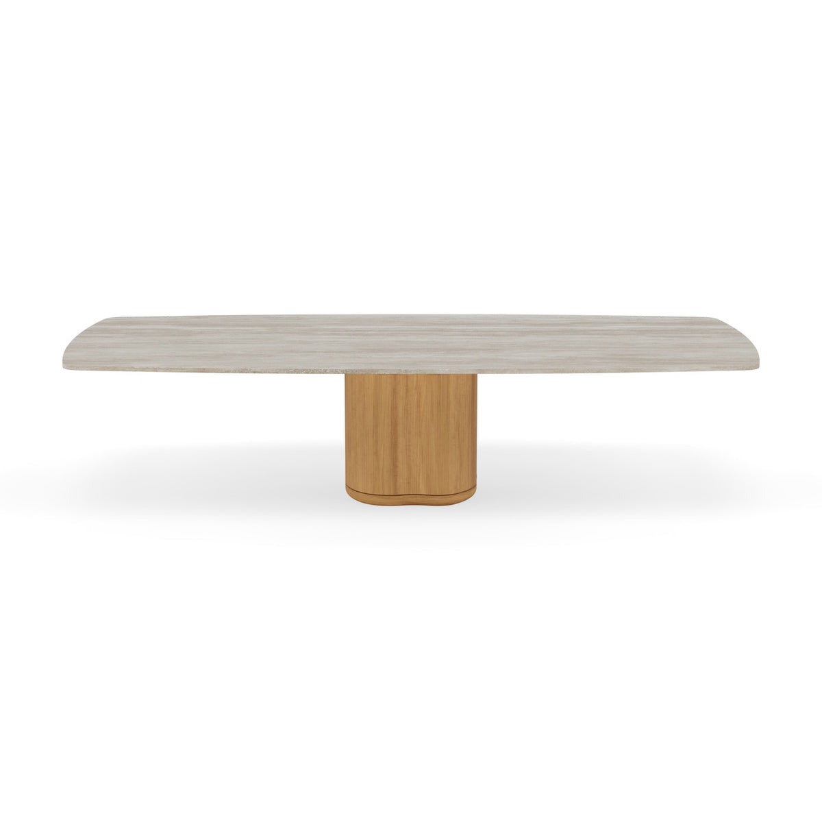 Ogado Low dining table rectangular rounded edge