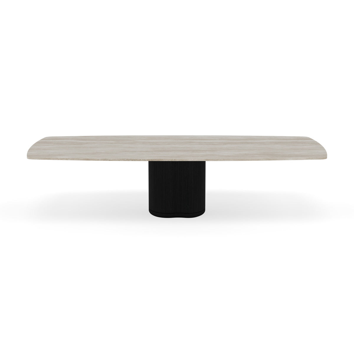 Ogado Low dining table rectangular rounded edge