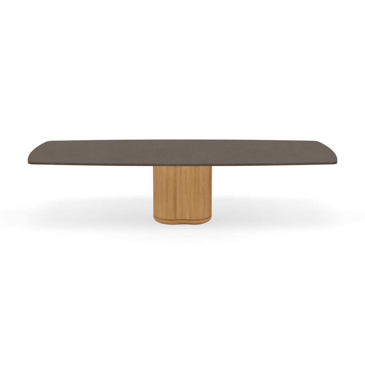 Ogado Low dining table rectangular rounded edge