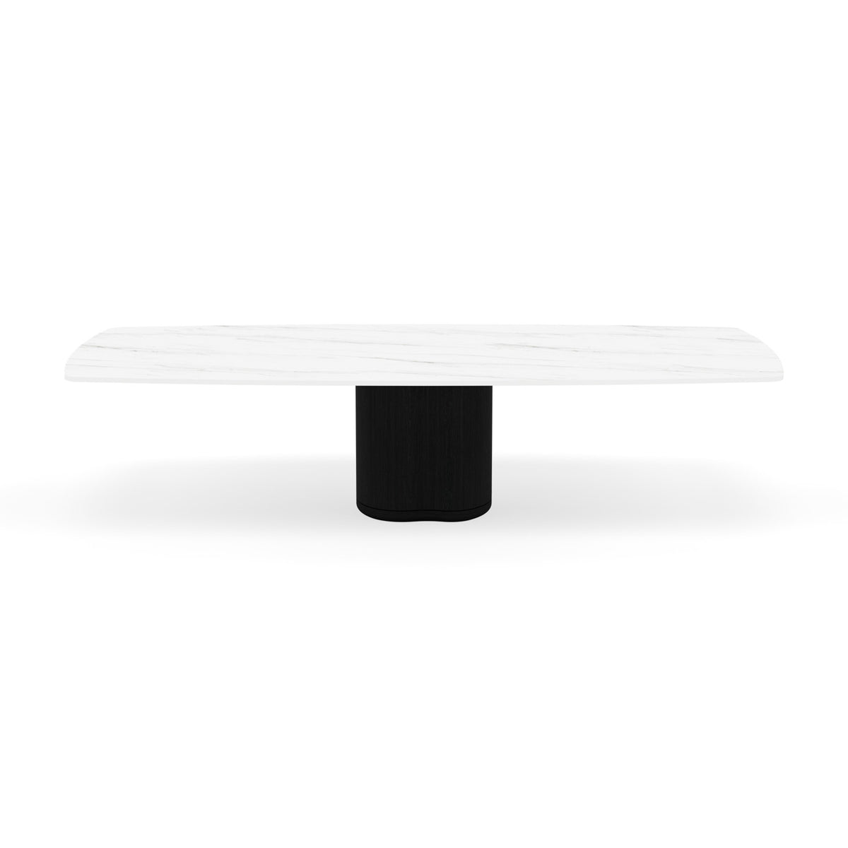 Ogado Low dining table rectangular rounded edge