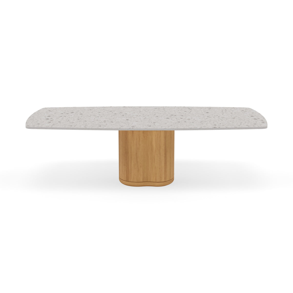 Ogado Low dining table rectangular rounded edge