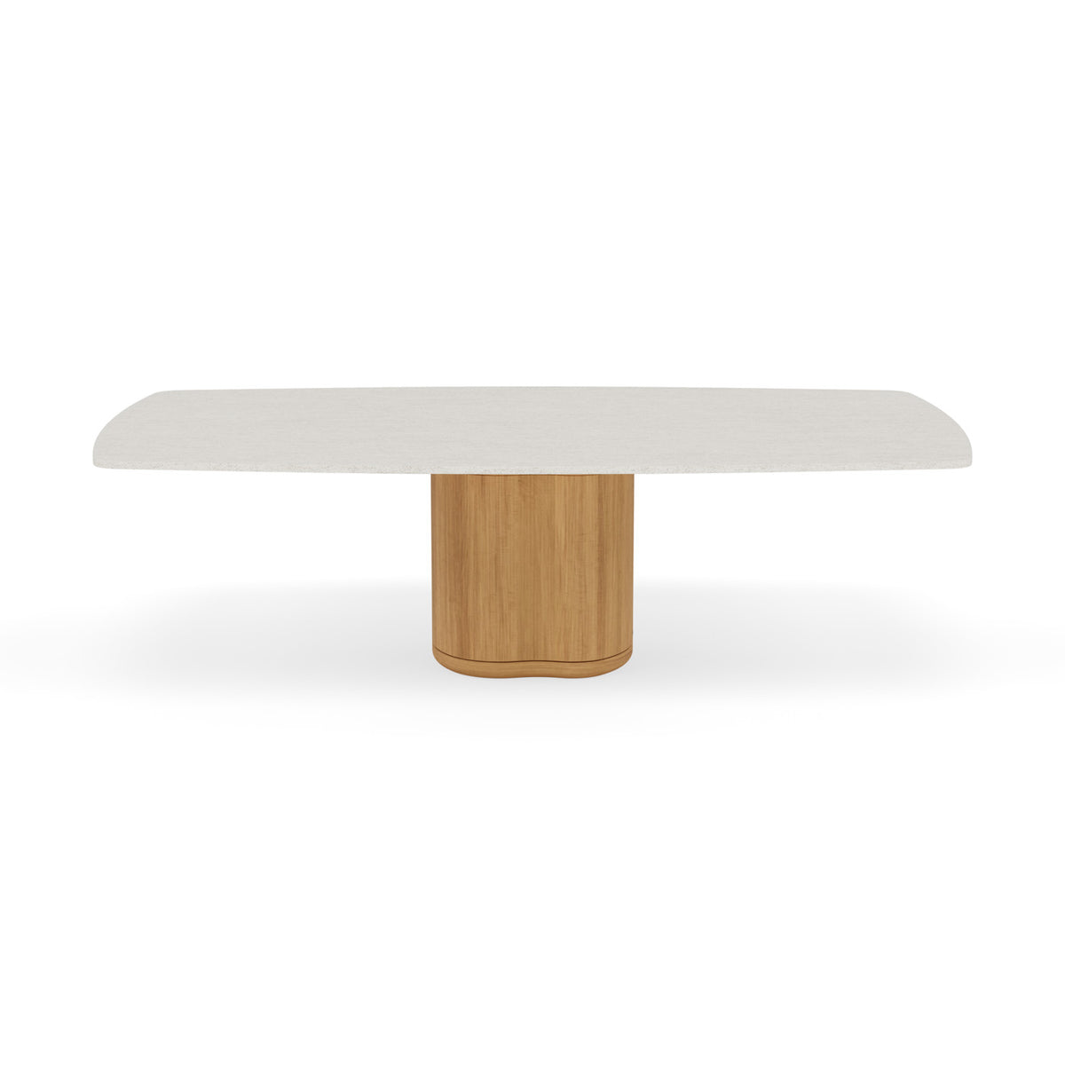 Ogado Low dining table rectangular rounded edge