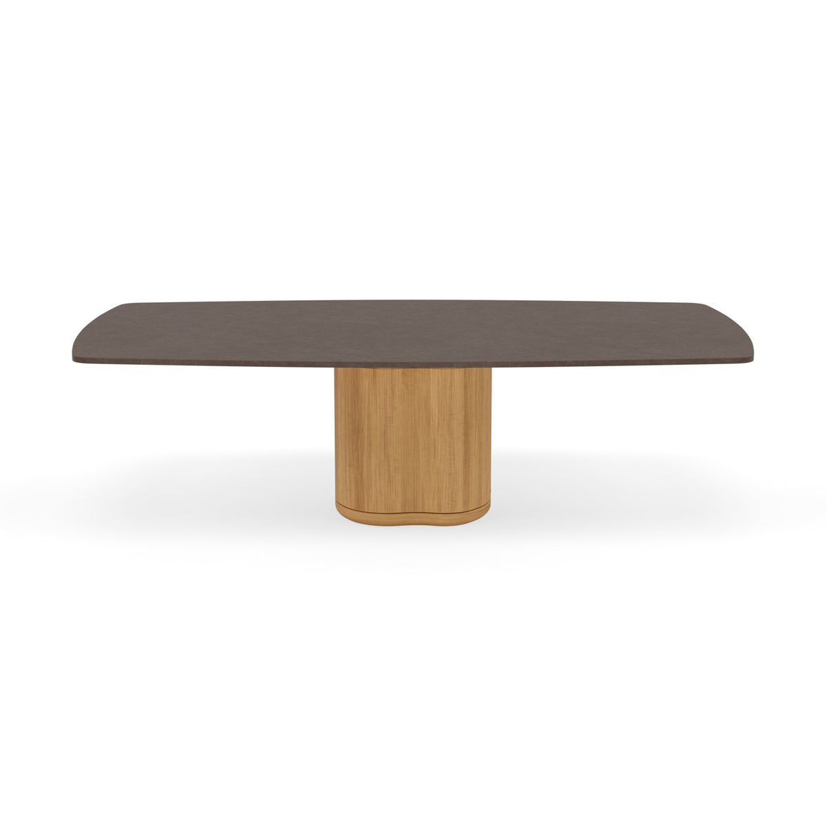 Ogado Low dining table rectangular rounded edge