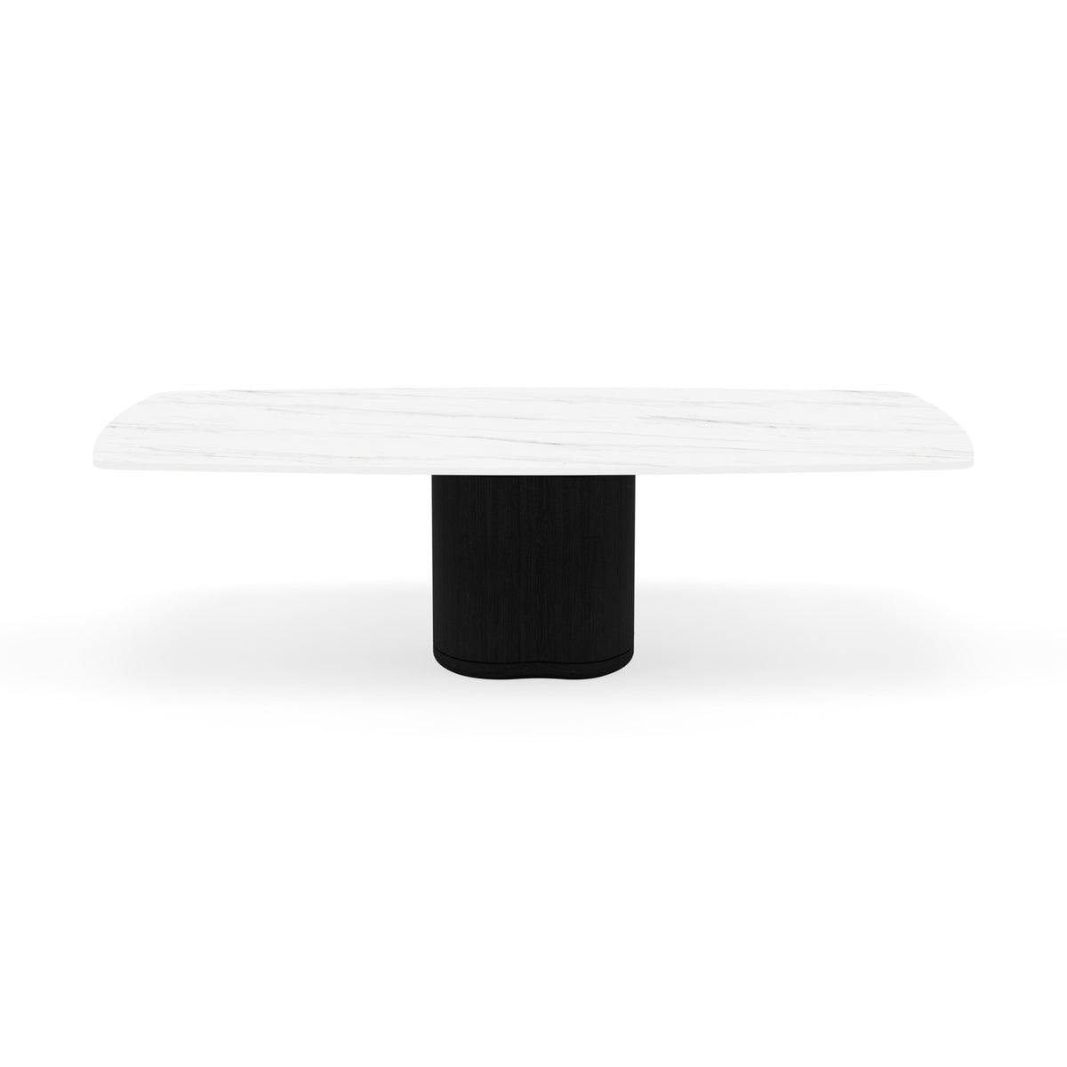 Ogado Low dining table rectangular rounded edge
