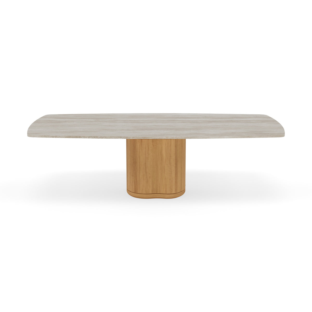 Ogado Low dining table rectangular rounded edge