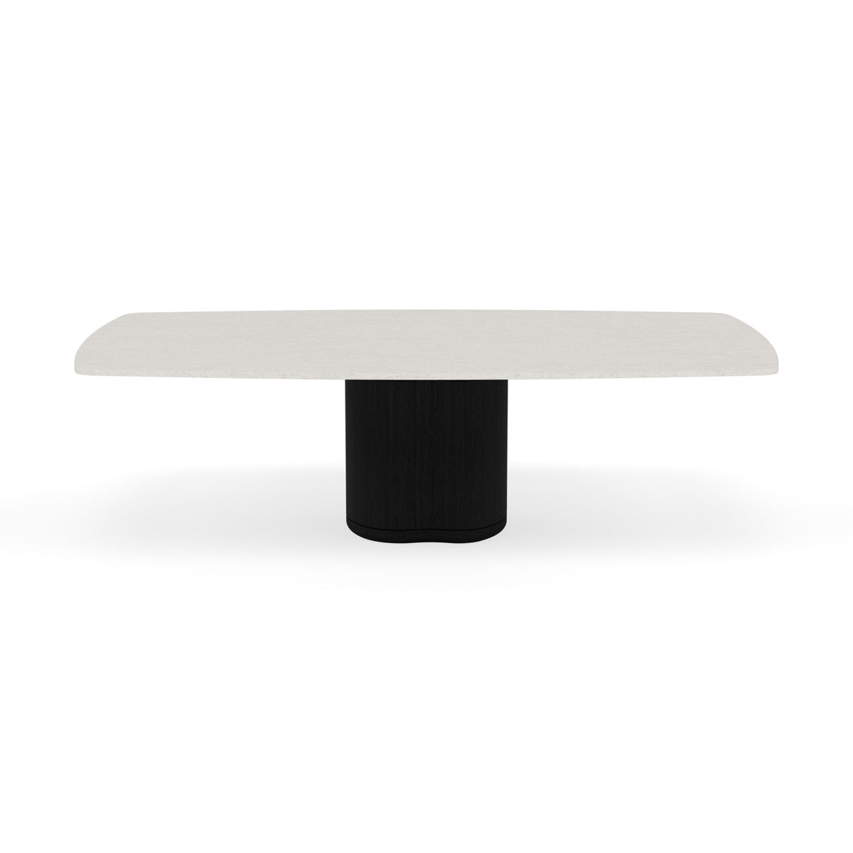 Ogado Low dining table rectangular rounded edge